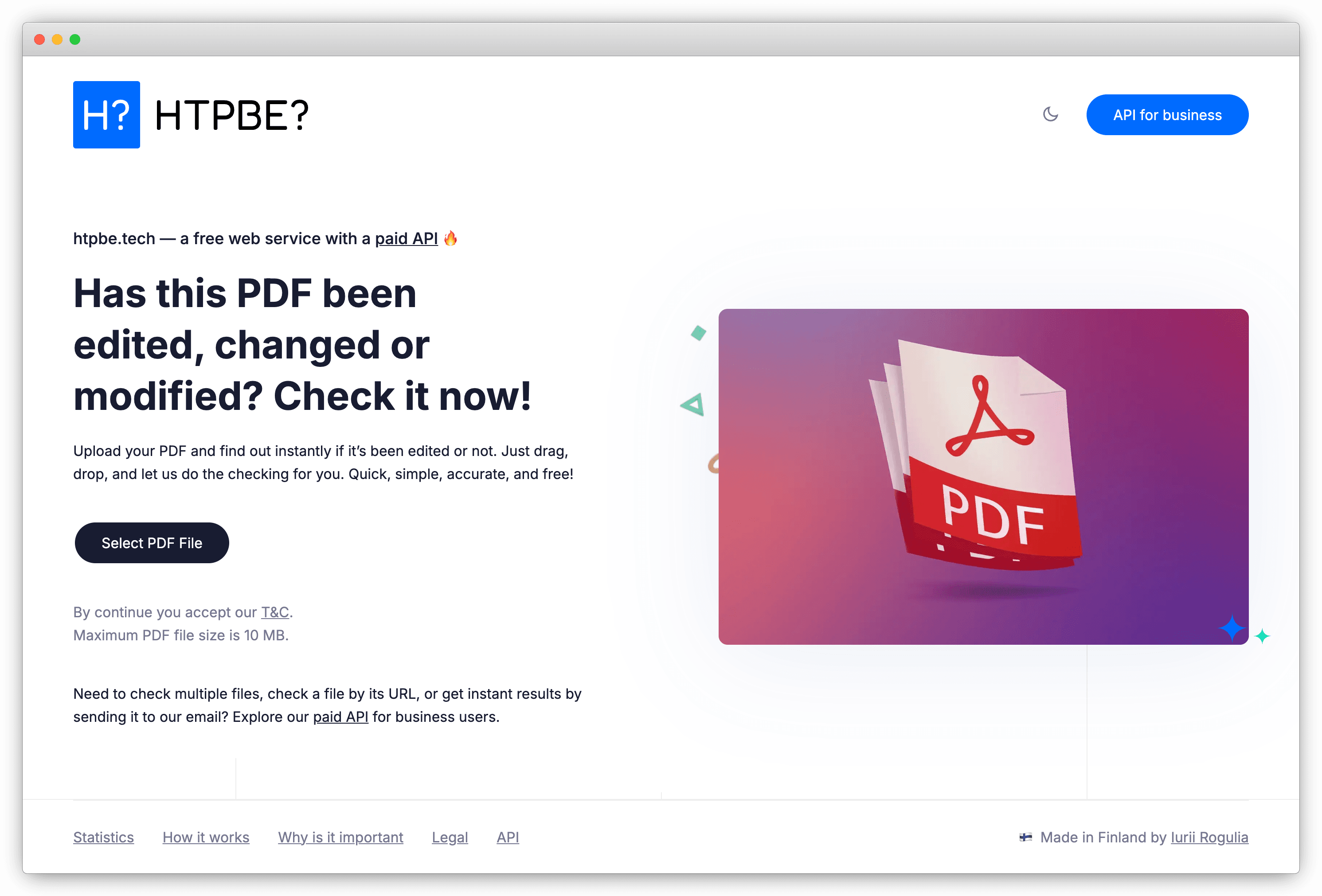HTPBE — Has This PDF Been Edited?