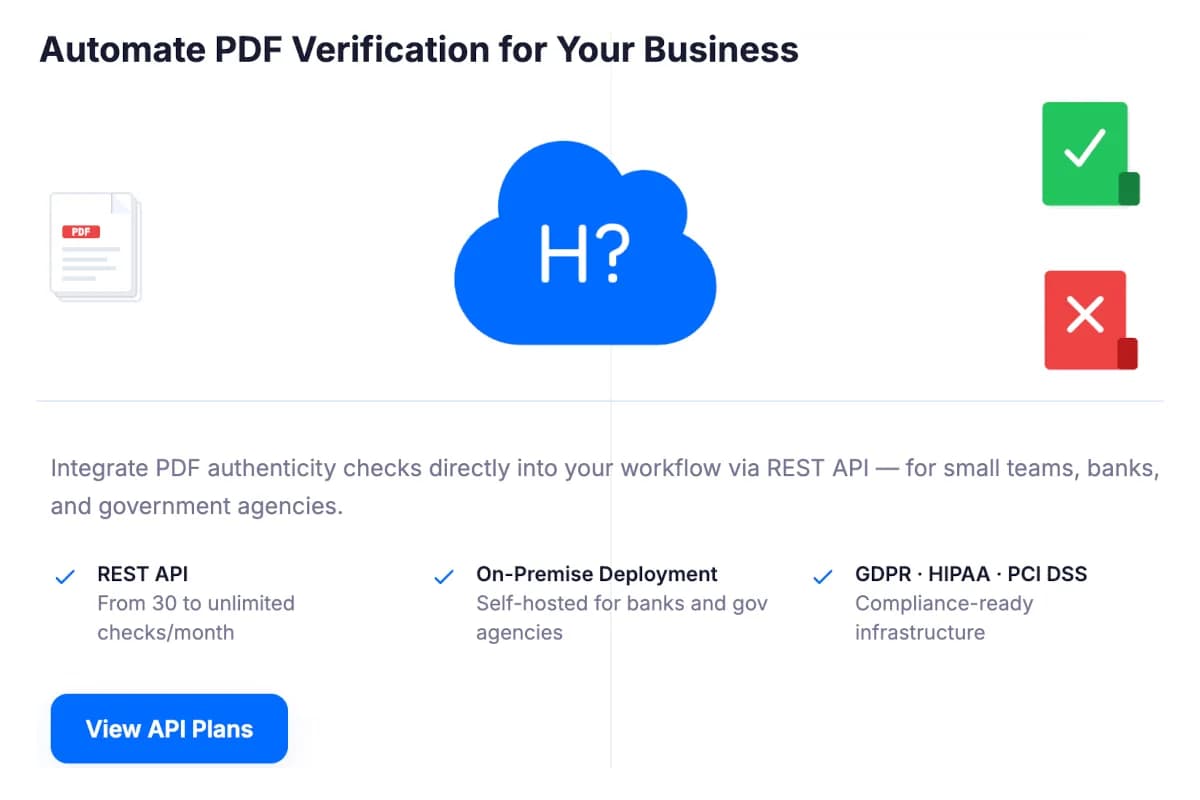 HTPBE? — PDF Verification Workflow Animation
