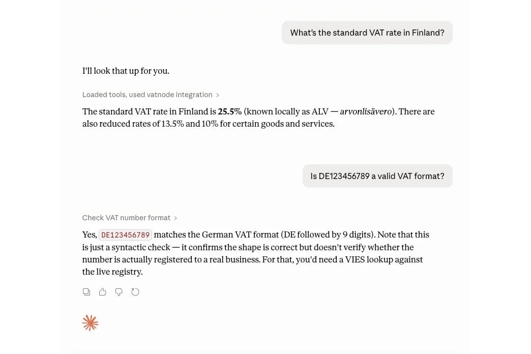 vatnode-mcp — Official MCP Server for EU VAT Validation