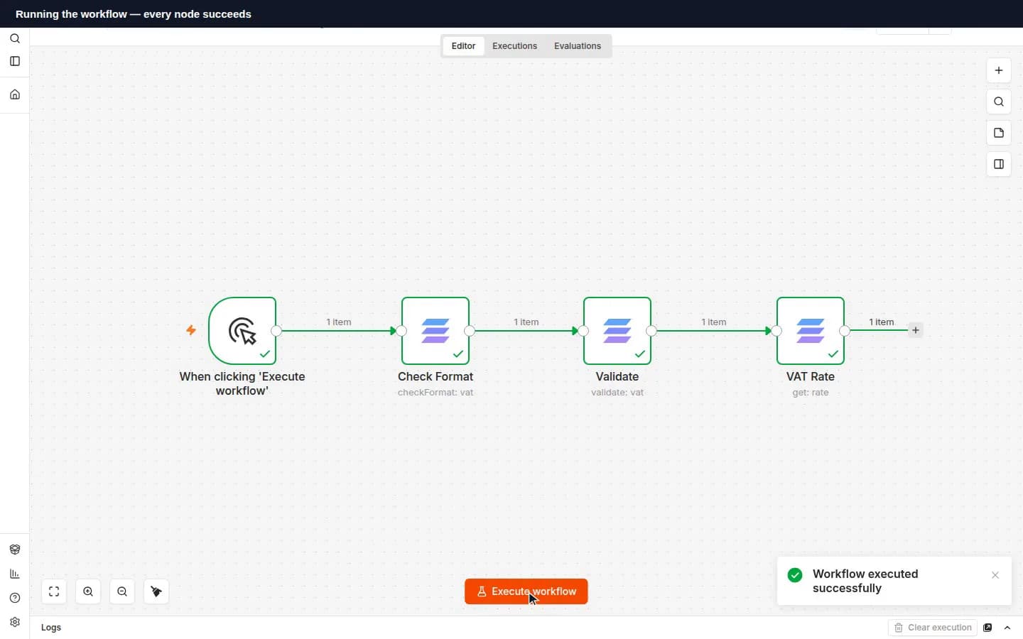 n8n Community Node — EU VAT Validation in Workflows